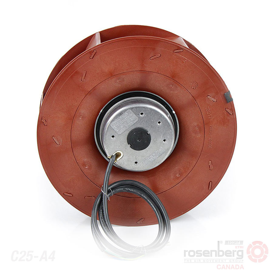 ECOFIT Backward-curved AC Fan, 2RREu35 225x63R (Model C25-A4 