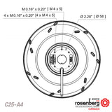 ECOFIT Backward-curved AC Fan, 225mm. 2RREu35 225x63R. (Model C25-A4)