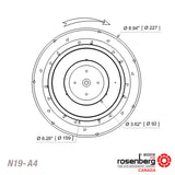 ECOFIT Backward-curved centrifugal EC (ECM) fan (N19-A4 / RREuG9 225x50R) 