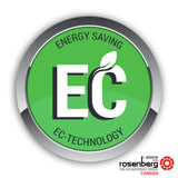 Rosenberg's energy-efficiency EC technology logo