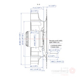 ECOFIT Backward-curved AC Fan, 2RREu45 280x40R (Model E04-A5)