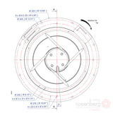 ECOFIT Backward-curved AC Fan, 2RREu45 280x40R (Model E04-A5)