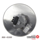 Rosenberg's EC-Plug Fan with backward curved impeller. (ECM)  Type: GKHR 450-CIB.140.6IF IE Article-No.: N86-45300. Size 450 mm.