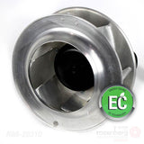 Rosenberg Plug EC / ECM fan with backward-curved impeller. GKHR 280-CIB.090.5FA IE (Model N86-28310)